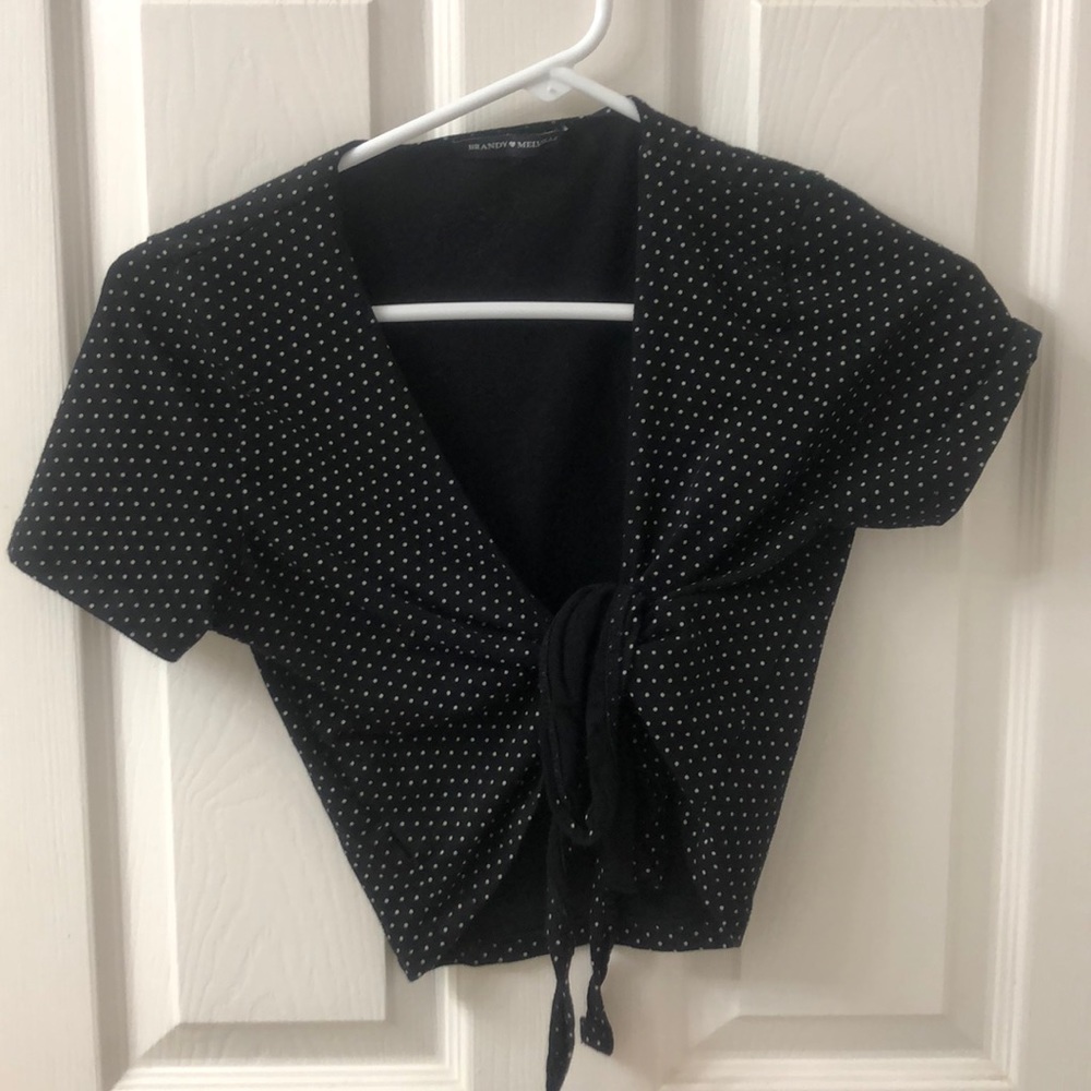 brandy melville wrap top